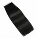 Tape-In Extensions aus Echthaar Standard 4 cm Schwarz #01 45 cm Tape Extensions-01 фото 5